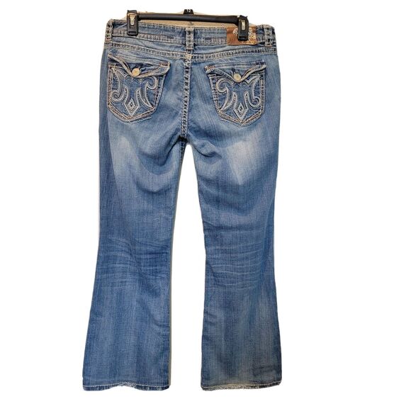 Mek Denin Buckle Jeans Womens Size 30 x 32 Basti Bootcut - Picture 2 of 10